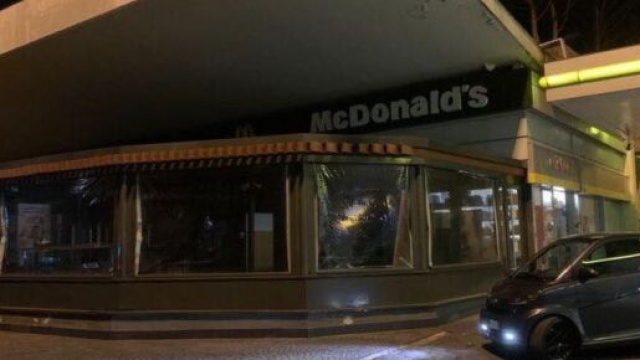 Mc Donald's di Corso Francia a Roma &copy; Immagine Facebook The Roman Post