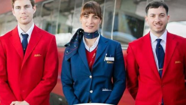 Personale di bordo: hostess e steward © Italo