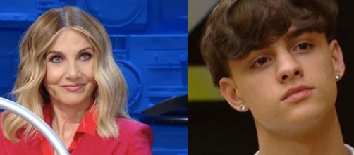 Lorella Cuccarini e Luk3 - screenshot © Canale 5.