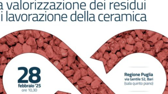 La locandina dell'evento sull'economia circolare in Puglia &copy; sito ufficiale Regione Puglia.