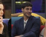 Shaila Gatta, Javier Martinez e Helena Prestes - screenshot © Mediaset.