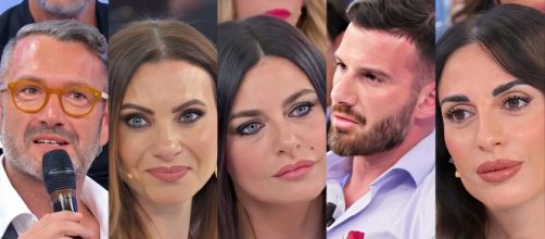 Vincenzo, Agnese, Gloria, Damiano e Morena - screenshot © Canale 5.