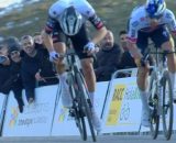 Juan Ayuso vince la terza tappa della Volta Catalunya - © Screenshot Eurosport