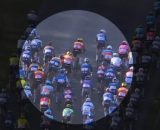 Ciclismo, il contatto tra Milan e Kristoff - © Screenshot Eurosport