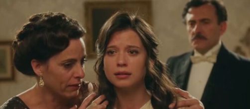 Il personaggio di Martina in una scena de La Promessa © Rete 4.