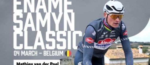 Mathieu Van der Poel debutta a Le Samyn - © Instagram Alpecin.