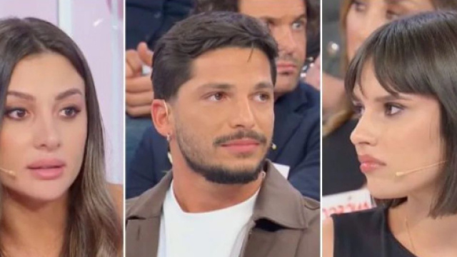 Cristina, Gianmarco Steri e Francesca - screenshot &copy; Canale 5.