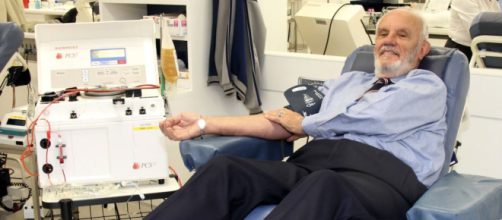 James Harrison ha donato il sangue dal 1954 al 2018 © Croce rossa Australia