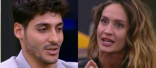Javier Martinez e Helena Prestes - screenshot © Mediaset.