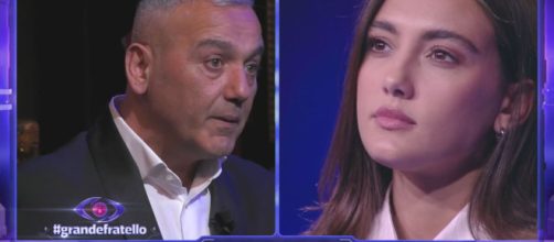 Zeudi Di Palma e suo padre Pasquale (© Grande Fratello/Mediaset)