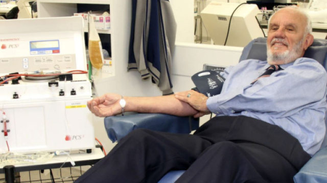 James Harrison ha donato il sangue dal 1954 al 2018 © Croce rossa Australia