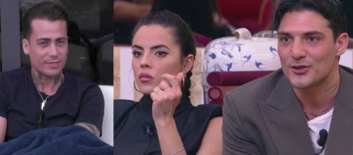 Federico Chimirri, Shaila Gatta e Lorenzo Spolverato - screenshot © Mediaset.