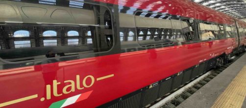 Un treno Italo alla Stazione Centrale di Milano. ©Italo