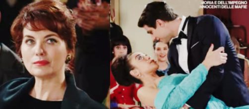 Adelaide, Rosa e Marcello in scena © Il Paradiso delle signore 9