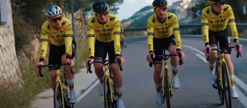 La Visma in allenamento - © Youtube Visma