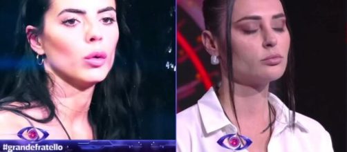 In foto Shaila e Mariavittoria al GF © Mediaset.