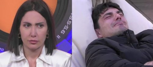 Jessica Morlacchi e Lorenzo Spolverato - screenshot © Mediaset.