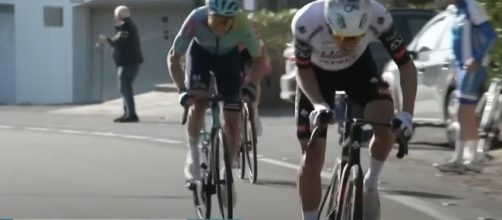 Juan Ayuso al Trofeo Laigueglia - © Screenshot Eurosport.