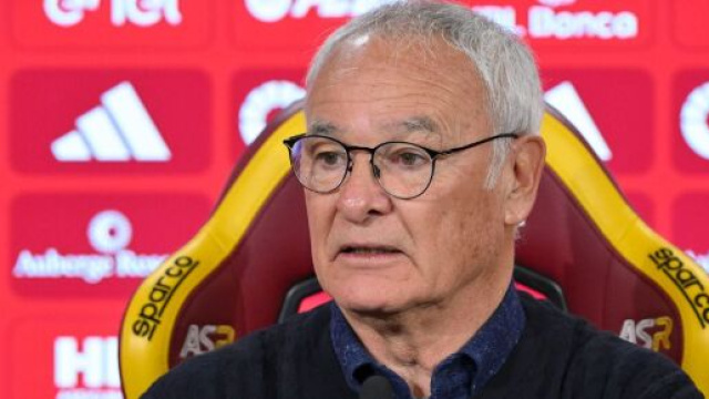 Claudio Ranieri in conferenza stampa © AS Roma