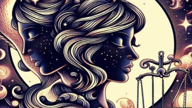 Segno della Bilancia generato con © AI Copilot.