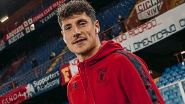 Andrea Pinamonti, attaccante del Genoa. Foto &copy; Genoa