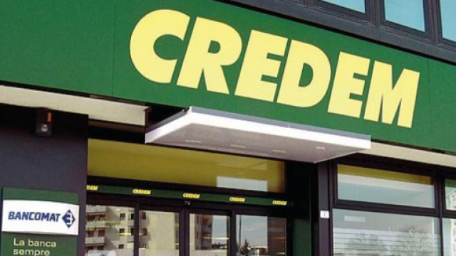 Insegna di Banca Credem © Credem.