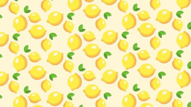 Dei limoni su sfondo giallo © Pixabay