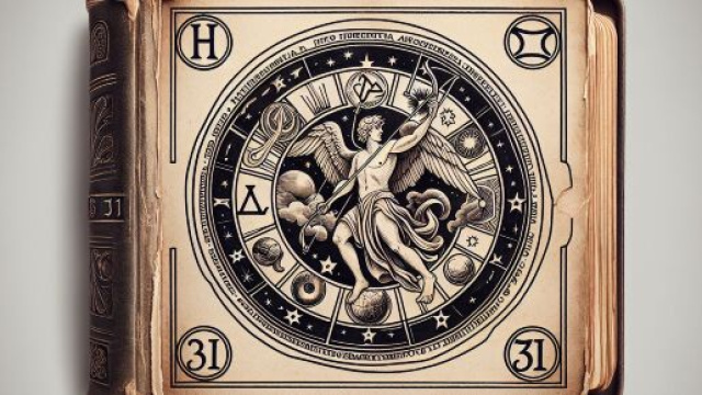 Sagittario e un simbolo di casa e autorità. © Immagine creata con Dall-E