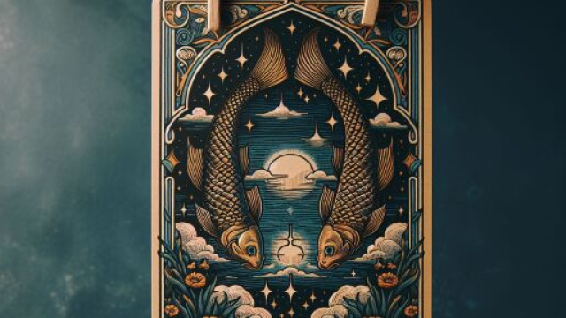 Illustrazione ispirata all'Appeso dei tarocchi assegnato ai Pesci secondo l'oroscopo di sabato 12 aprile. © Immagine creata con Dall-E