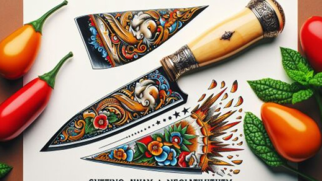 Rappresentazione del coltello nella Smorfia per lo Scorpione. © Immagine creata con Dall-E