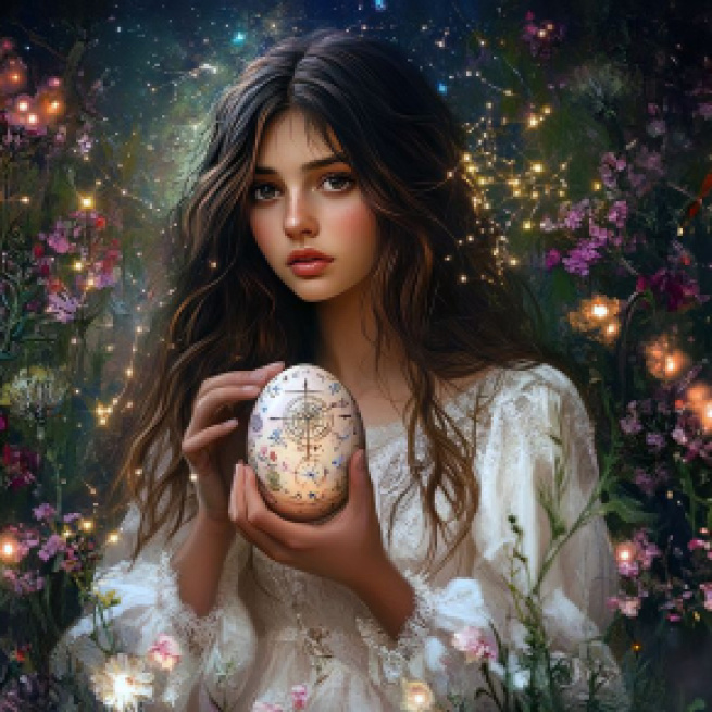 Oroscopo di Pasqua, immagine creata con © IA Midjourney