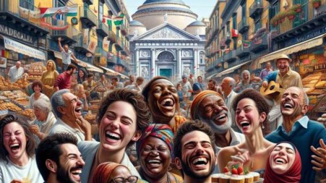 Il Cancro e il numero 19: la risata contagiosa nella tradizione napoletana. © Immagine creata con Dall-E