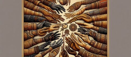 Ariete e 'a mano della Smorfia napoletana. © Immagine creata con Dall-E