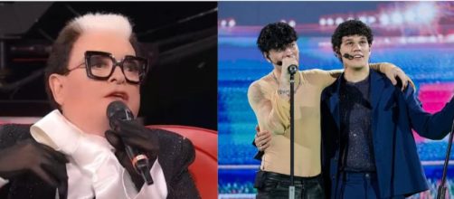 Cristiano Malgioglio, TrigNO e Nicolò - screenshot © Canale 5.