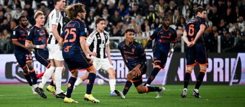 Un'azione di Juventus-Lecce © X