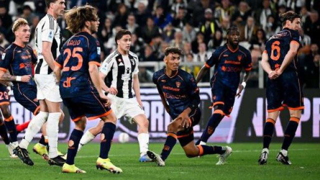 Un'azione di Juventus-Lecce © X