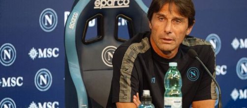 Antonio Conte, allenatore del Napoli. Foto © Napoli