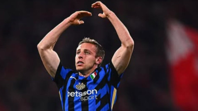 Frattesi esulta in Bayern Monaco-Inter © Instagram