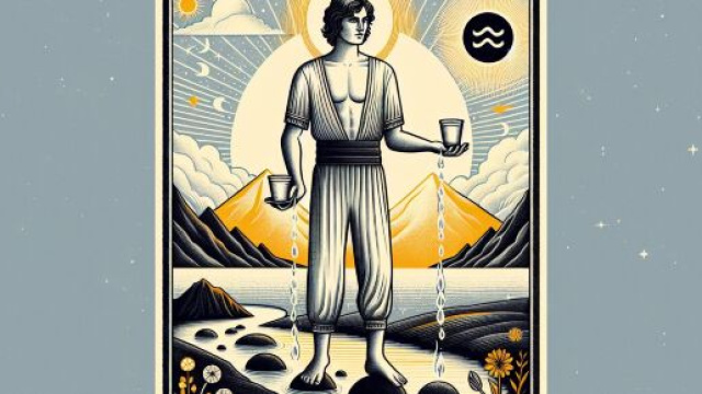 L'arcano maggiore della Temperanza per l'Acquario. &copy; Immagine creata con Dall-E