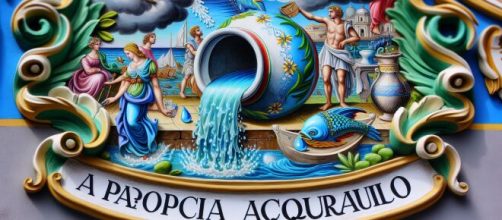 L'Acquario è 'a paposcia, numero 40 nella Smorfia napoletana. © Immagine creata con Dall-E