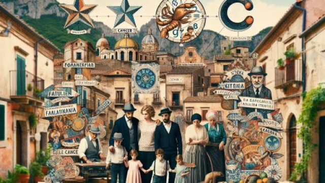 Illustrazione ispirata alla figliolanza, assegnata per il Cancro. &copy; Immagine creata con Dall-E