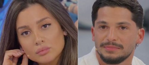 Cristina e Gianmarco in una puntata di Uomini e donne © Mediaset.