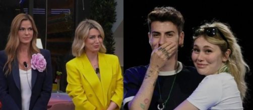 Le due coppie al televoto del 21 aprile © Mediaset.