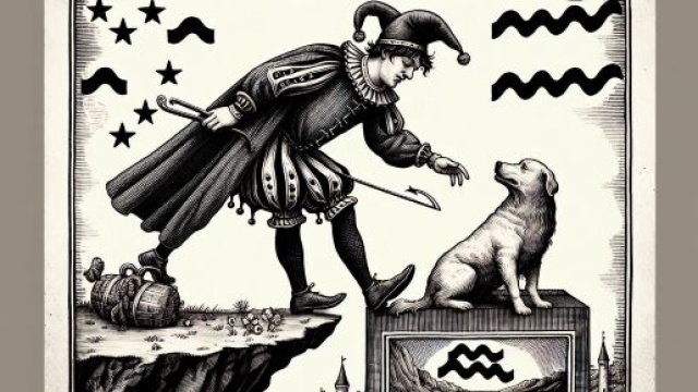 Illustrazione ispirata all'arcano maggiore del Matto. © Immagine creata con Dall-E