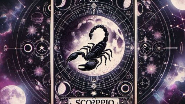 Scorpione guidato dalla Luna il 18 aprile 2025. © Immagine creata con Dall-E