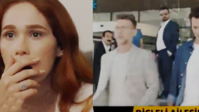 Selin vede Tolga e Oltan in tv &copy; Tradimento - Aldatmak