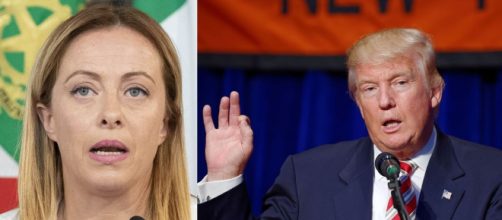 Giorgia Meloni e Donald Trump (© Wikimedia commons)