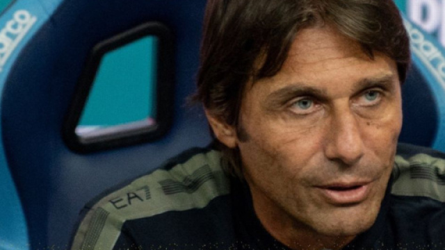 Antonio Conte, allenatore del Napoli. Foto &copy; Napoli