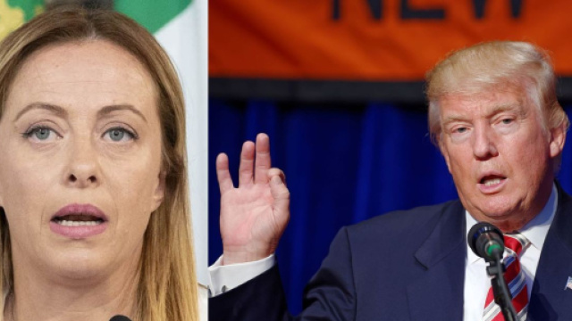 Giorgia Meloni e Donald Trump (© Wikimedia commons)