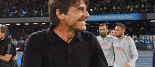 Antonio Conte, allenatore del Napoli. Foto © Napoli
